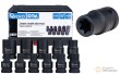 Estuche 11 vasos cortos de impacto 1/2" torx tipo e (e-6-e7-e8-e10-e12-e14-e16-e18-e20-e22-e24)